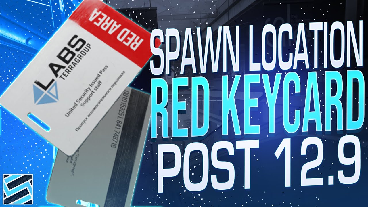 How To Find The Labs Red Keycard in 12.9 Escape from Tarkov YouTube