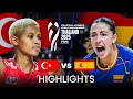 TURKIYE Vs SPAIN Highlights Women S Volleyball World Championship 2025