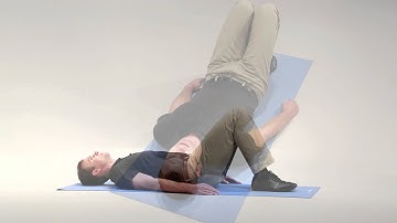 Supine Knees Side to Side (Trunk Rotation)