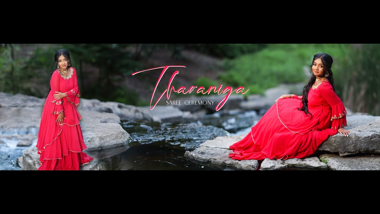 Tharniga's Saree Ceremony Outdoor...