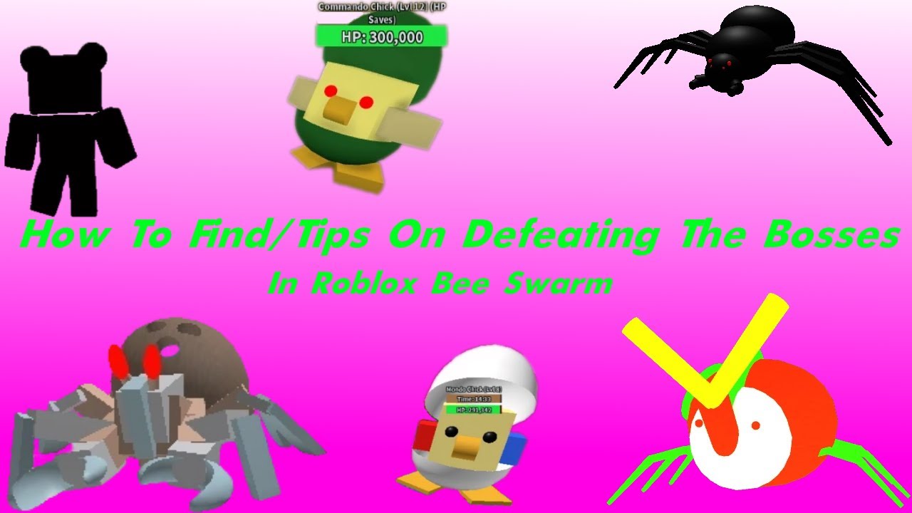 Where Are The Bosses/Tips On Defeating The Bosses In Roblox Bee Swarm ...