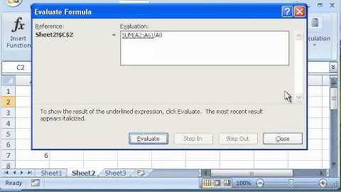 How to Use the Evaluate Formula Tool