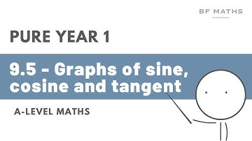 A-Level Maths | Pure Year 1 | 9.5 - Graphs of sine, cosine and tangent Walkthrough | Edexcel