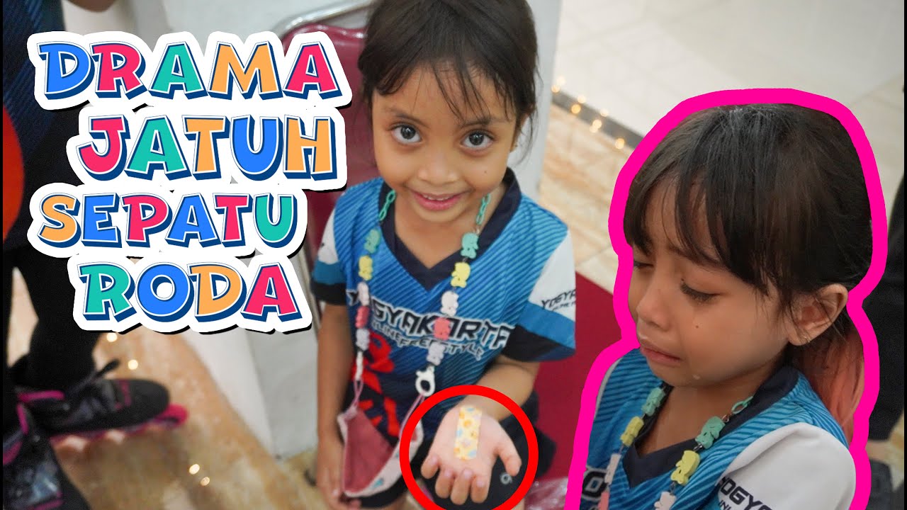 LEIKA JATUH SAAT LATIHAN SEPATU RODA!! 😭😭😭