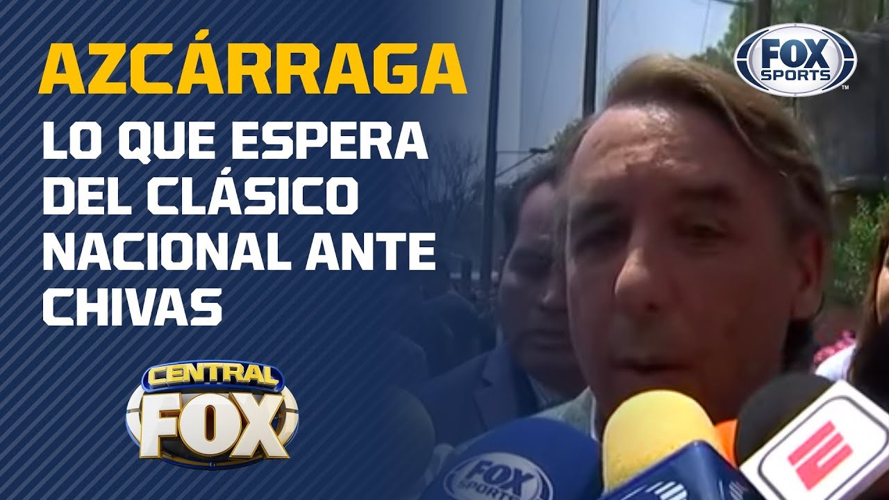 ¡Emilio Azcárraga habló del América vs. Chivas! fox sports ดู