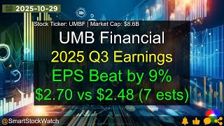 Download Lagu UMB Financial (UMBF|$8.6B) - 2025 Q3 Earnings Analysis Download Lagu UMB Financial (UMBF|$8.6B) - 2025 Q3 Earnings Analysis