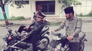 Parodi motor pacar di rusak gara² ditilang😂😂