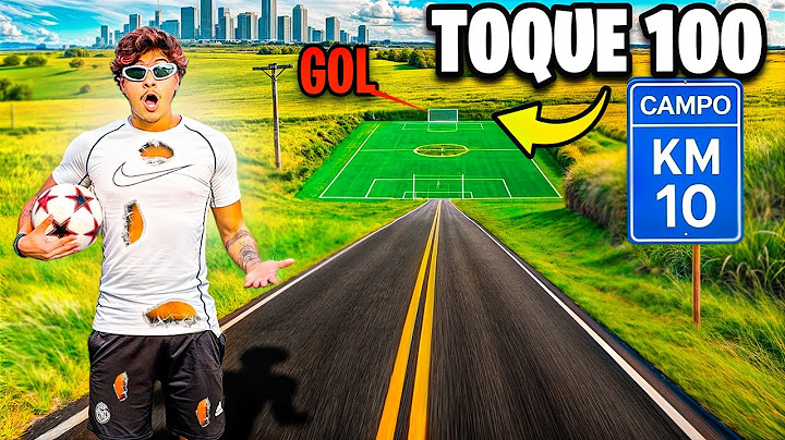 Quantos TOQUES até chegar no GOL? 😱 *PERDEU paga PRENDA!