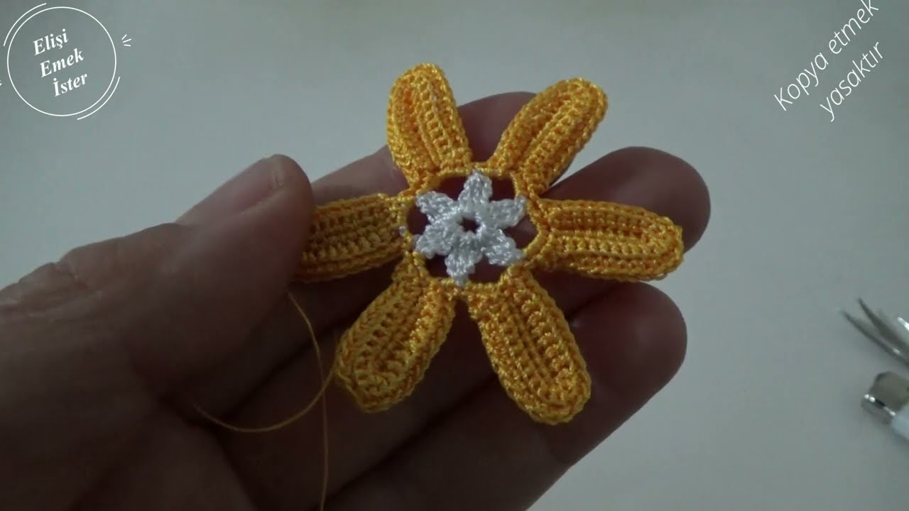 Takipçi isteği✅ Ağır çeyizlik✅ SARI GELİN Havlu Kenarı modelim✅ 1.Bölüm‼️