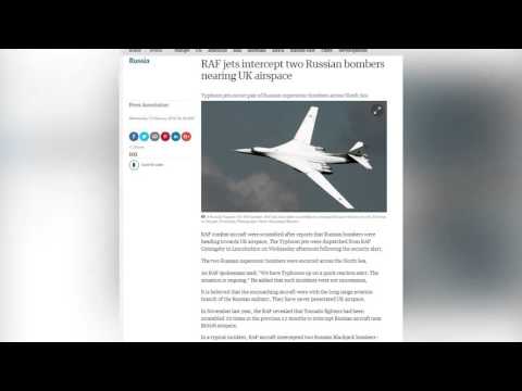 ბრიტანეთს 2 რუსული სამხედრო თვითმფრინავი მიუახლოვდა