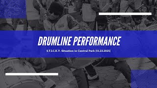HamptonU in Central Park - Drumline Performance (11.23.2021)