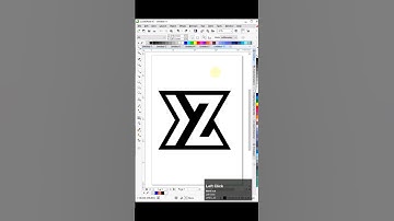 Letter YZ  Monogram Logo Design in Coreldraw #arex_id  #shorts #graphicdesign #coreldraw #logodesign