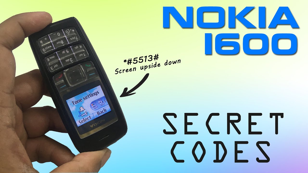 Nokia 1600 Secret Codes Nokia 1600 Magic Codes Nokia Secret Codes
