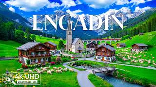 Engadin Switzerland 4K Ultra Hd Scenic Trails Emerald Lakes, Green Forests And Alpine Houses