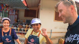 Nakhon Si Thammarat Thailand / Motorbike Street Food Tour / BIG Surprise at The Chicken Temple