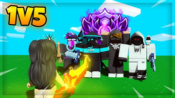 Insane 1v5 Clutch in Ranked | Roblox Bedwars