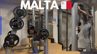 Malta 🇲🇹 Leg Day Workout For Quads and Glutes