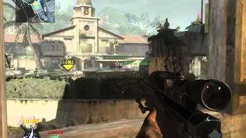 Black Ops- Cross Map No Scope!