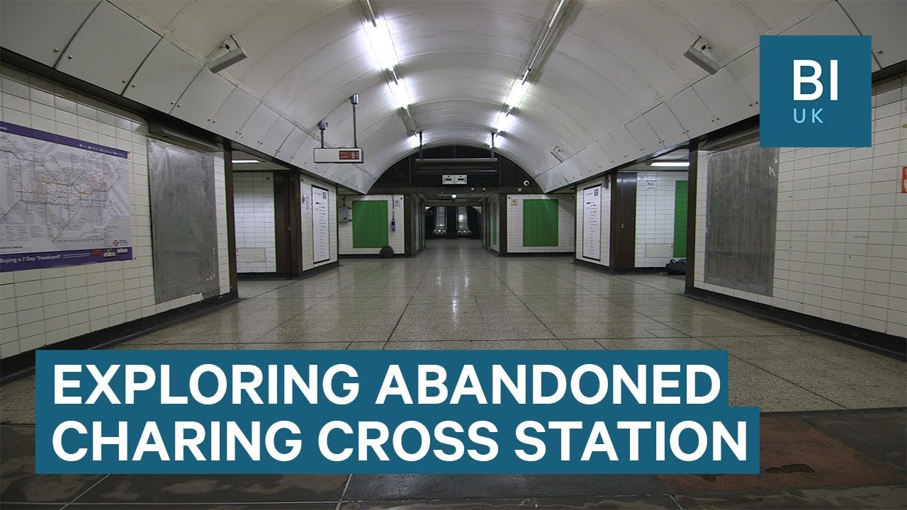 Inside The Abandoned Part Of London S Charing Cross Underground Station