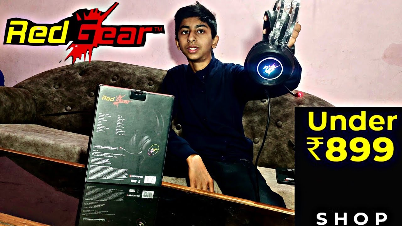 Red gear cloak RGB gaming headphone 😊😊🎧 under 899 YouTube