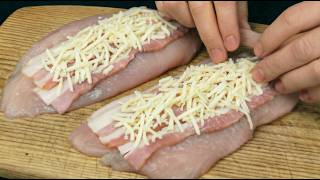 Are You KIDDING Me?! Amazing Idea To Stuffing! How To Make Honey Garlic Chicken Fillet!