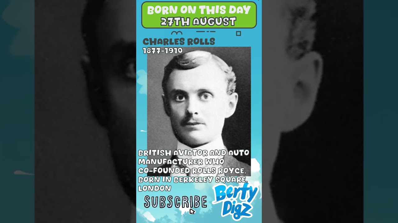 August 27 Born on this day Berty Digz 