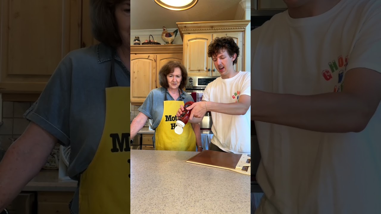 GRANDMA TRYING KETCHUP LIFE HACK 