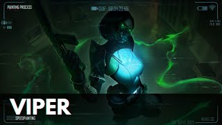 Viper Valorant Fanart Process
