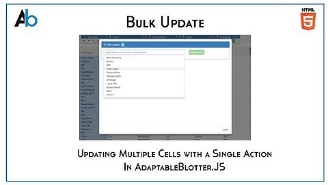Bulk Update Function in AdaptableBlotter.JS