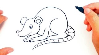 rat drawing draw step dibujo dibujar rata una paso lesson getdrawings