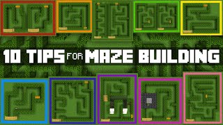 ✔ 10 Tips for Maze Building (in Minecraft)