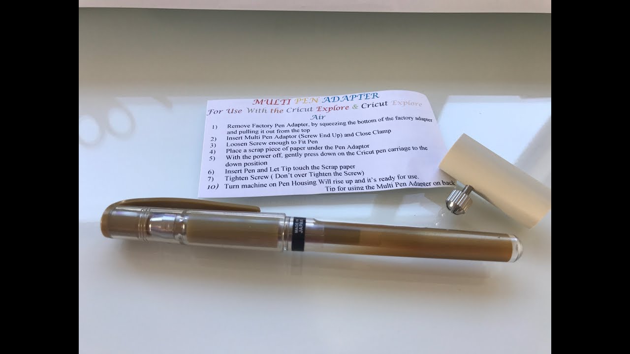 The Ultimate Dollar Hack for Using ANY Pen in the Cricut Explore or Cricut  Maker 