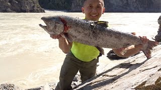 FIRST TIME DIP-NETTING IN CHITINA | SALMON