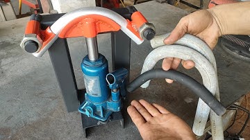Hướng dẫn làm dụng cụ uốn ống cực kỳ đơn giản bằng con đội thủy lực