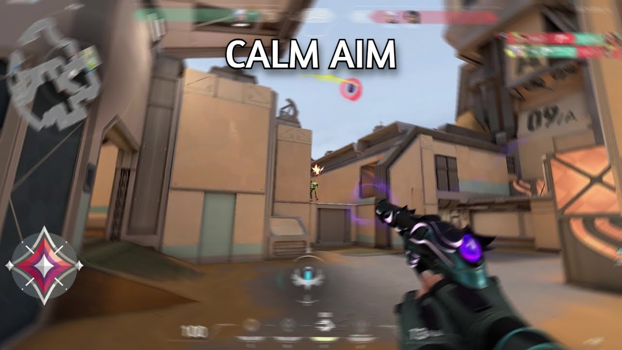 what calm aim looks like in valorant - YouTube
