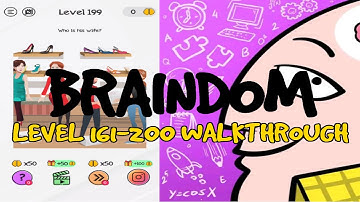 Braindom LEVEL 161-200 Walkthrough
