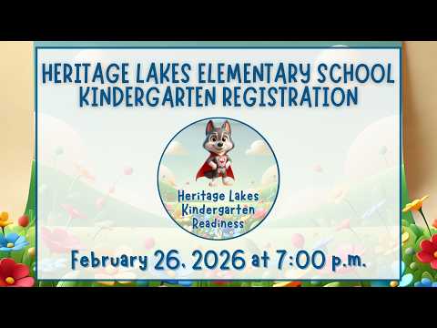 Heritage Lakes Elementary School Online Kindergarten Registration for 2026-27