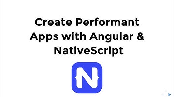 Build a Performant app with NativeScript, Angular and Firebase
