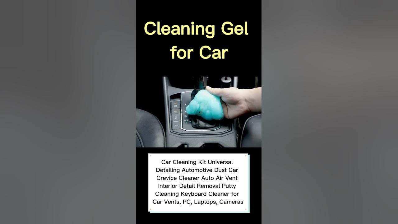 CarX Scented Car Cleaning Gel for Detailing - Pack of 4 Biodegradable Slime for Cleaning Car Interior - Perfect Keyboard Cleaner Gel to Make Your Car