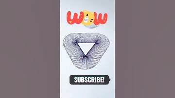 MESMERIZING SPIROGRAPH TRIANGLE Pattern ASMR 😲😍