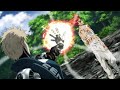 OPM - Garou vs Genos & Bang Full Fight HD English dub / One Punch Man