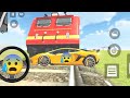 10 Car VS Train 🤯 Indian Theft auto simulator 3D 