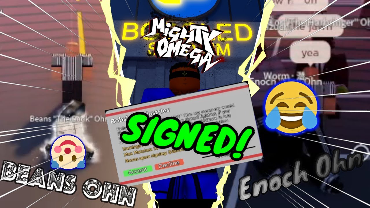 Mighty Omega - becoming a SIGNED FIGHTER!