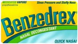 QUICK TIP: Eat a light snack 15 minutes before taking Benzedrex!