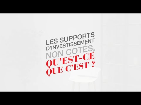 Les supports d'investissement