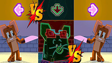 FNF Character Test |Minecraft Animation VS Vocoded | Tom and Jerry