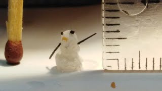 Сделал самого маленького снеговика!!!6мм # #100кзаснеговика #slivkishow #100КЗАСНЕГОВИКА #SLIVKISHOW