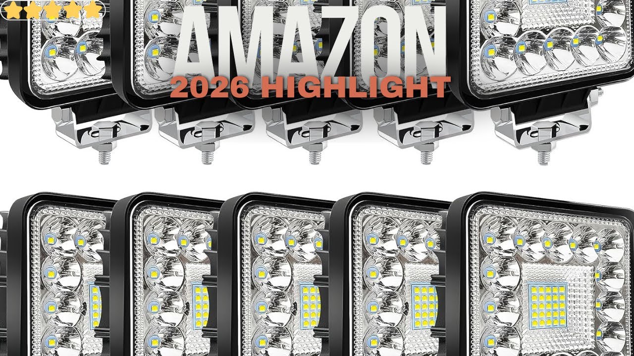 10,000 Lumens for Under $100? 🚜💡 10-Pack LED Pod Lights Install & Test