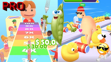 Popsicle Stack - Crushy Fingers - Perfect Cream Levels 1-2-3-4-5 - NEW Android, IOS Game