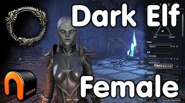 Elder Scrolls Online -- Dark Elf Female - Character Creation